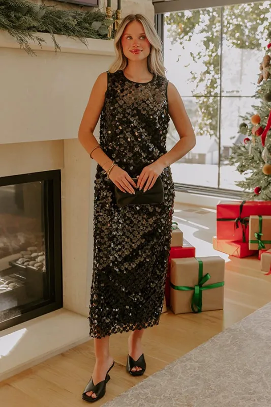 The It Girl Sequin Midi Dress sold by Impressions