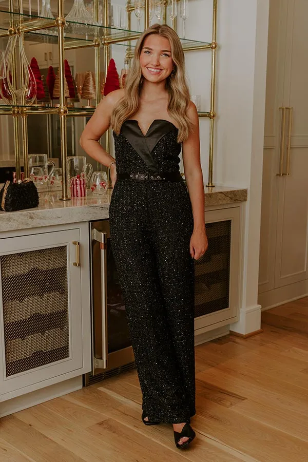 Holiday Chic Tweed Wide Leg Jumpsuit sold by Impressions