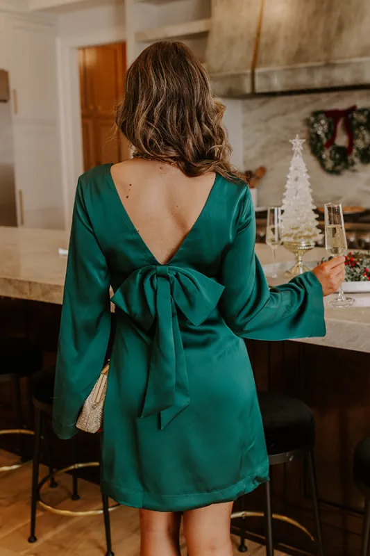 Whisper And Wine Satin Mini Dress sold by Impressions