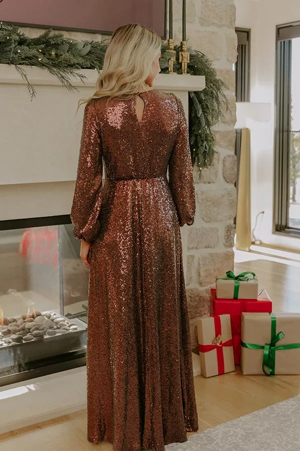 Oh So Alluring Sequin Maxi Dress sold by Impressions product image thumbnail 5