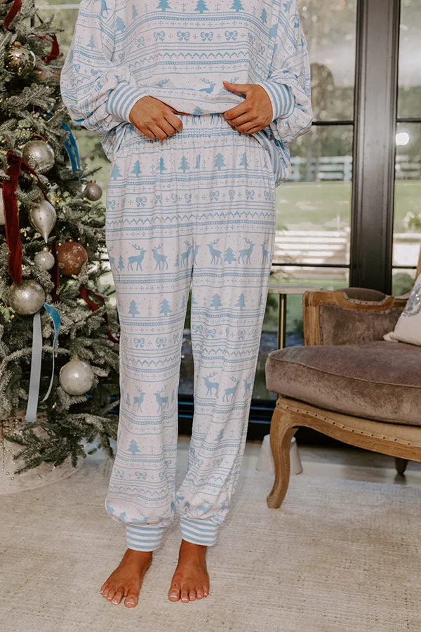 Holiday Cozy High Waist Velour Pajama Joggers sold by Impressions product image thumbnail 2