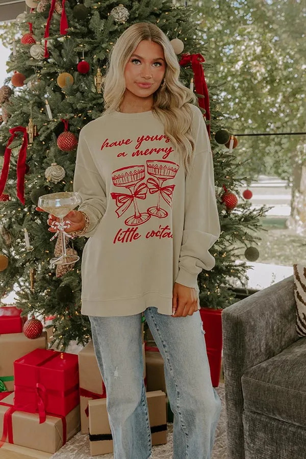 Have Yourself A Merry Little Cocktail Graphic Sweatshirt sold by Impressions product image thumbnail 4