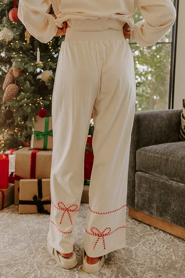 Candy Cane Cutie High Waist Wide Leg Pants sold by Impressions product image thumbnail 5