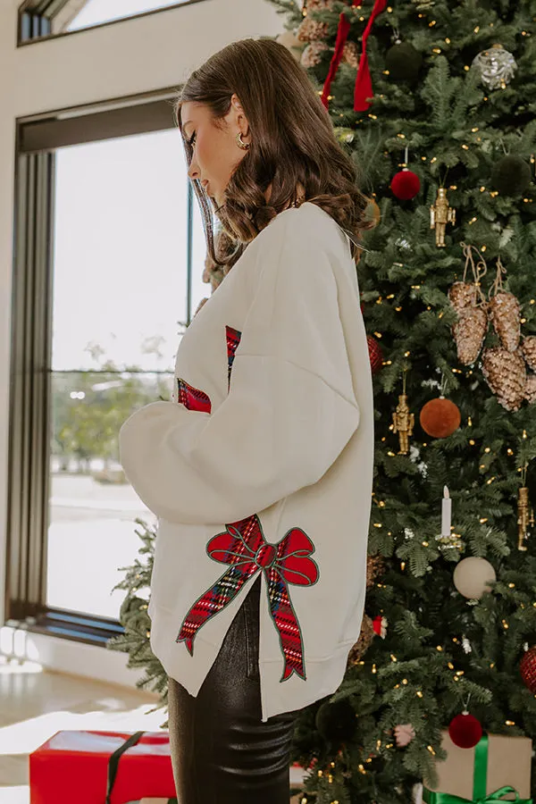 Merry Plaid Fleece Sweatshirt sold by Impressions product image thumbnail 4