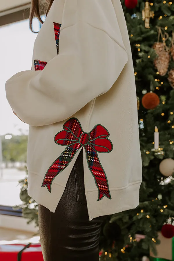 Merry Plaid Fleece Sweatshirt sold by Impressions product image thumbnail 2