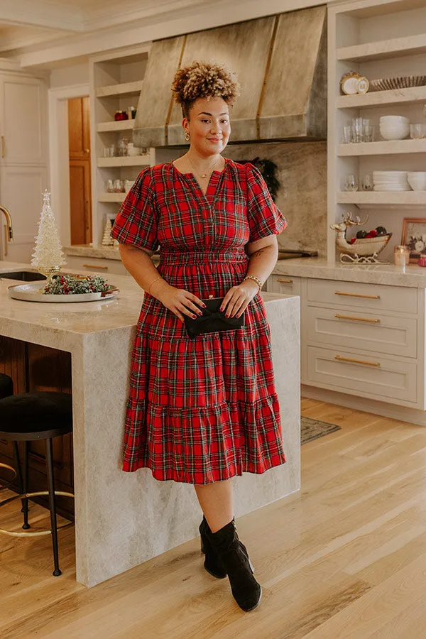 So Plaid To Meet Midi Dress Curves sold by Impressions