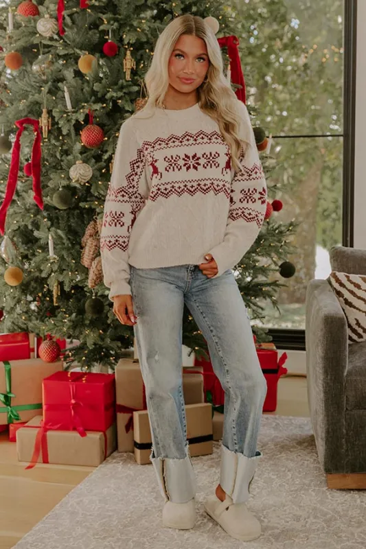 Reindeer Games Cable Knit Sweater sold by Impressions
