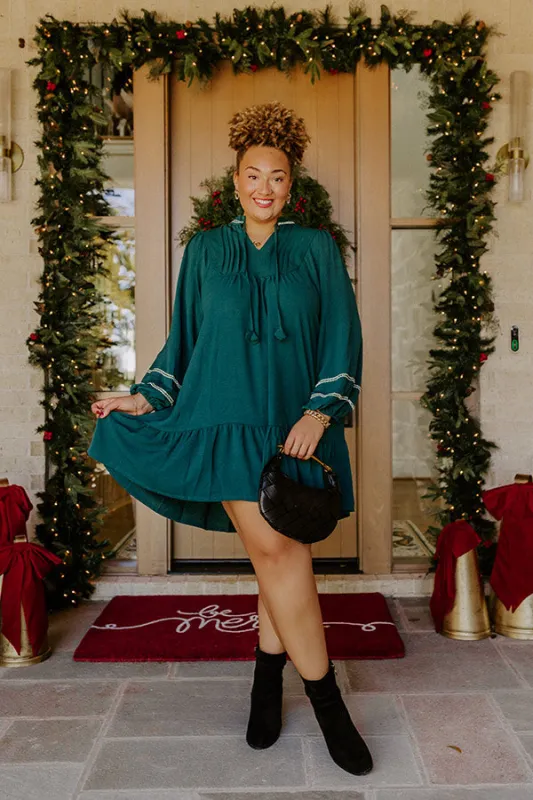 Modern Mingle Pleated Mini Dress Curves sold by Impressions