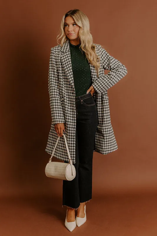 Metropolitan Chic Houndstooth Coat sold by Impressions