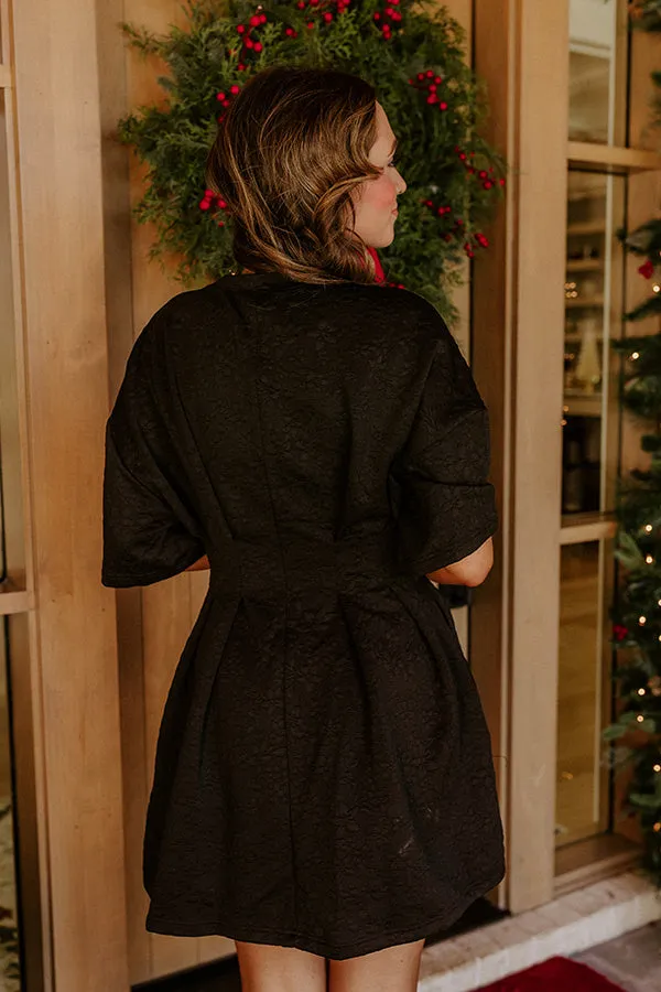 Toast to Midnight Floral Mini Dress sold by Impressions product image thumbnail 5