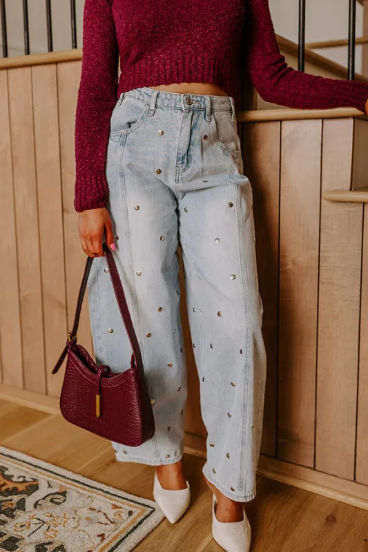 The Sophia High Waist Barrel Leg Jean sold by Impressions