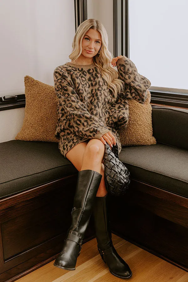 Metro Muse Oversized Knit Leopard Sweater sold by Impressions