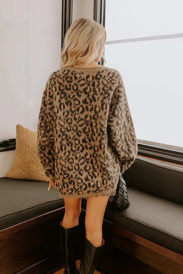 Metro Muse Oversized Knit Leopard Sweater sold by Impressions product image thumbnail 5