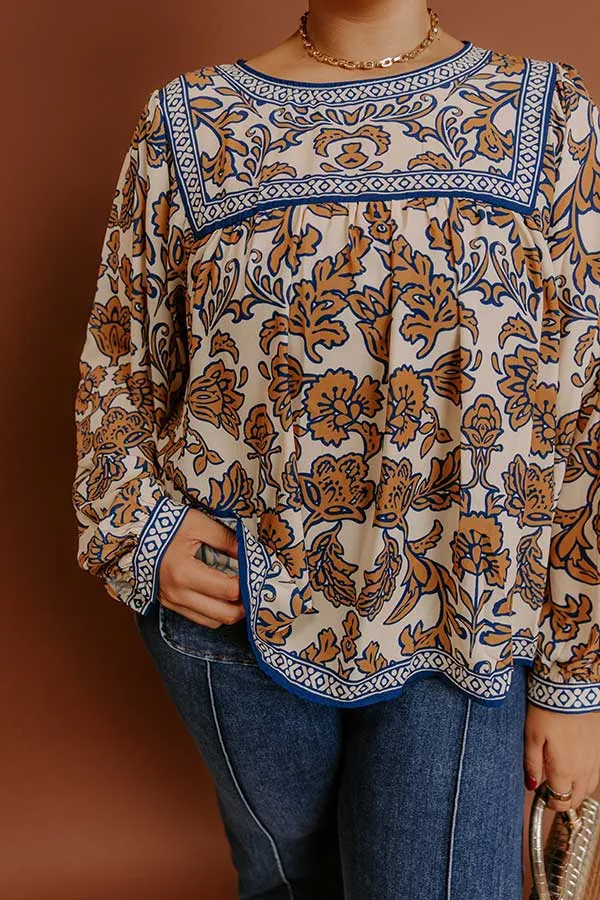 Hidden Attraction Floral Top Curves sold by Impressions product image thumbnail 5