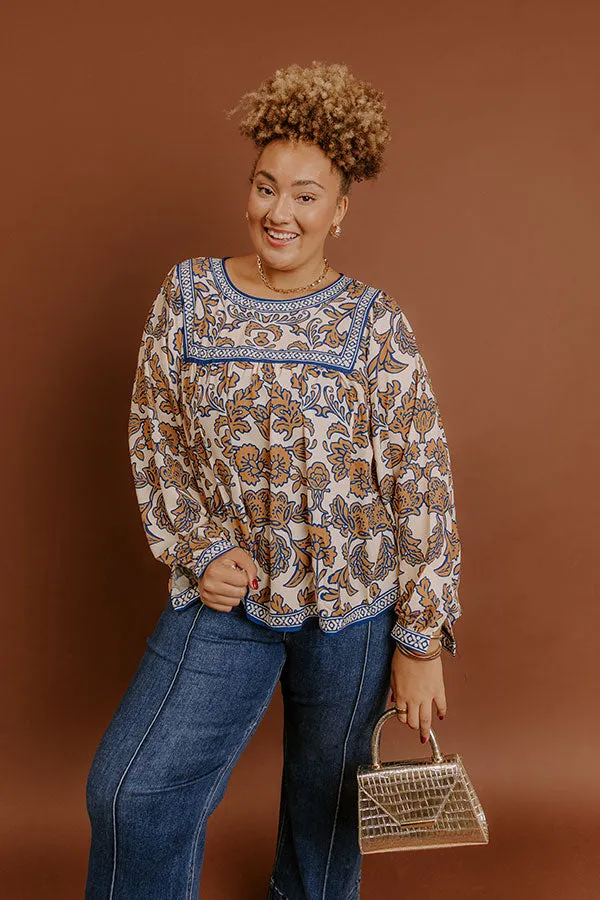 Hidden Attraction Floral Top Curves sold by Impressions product image thumbnail 2