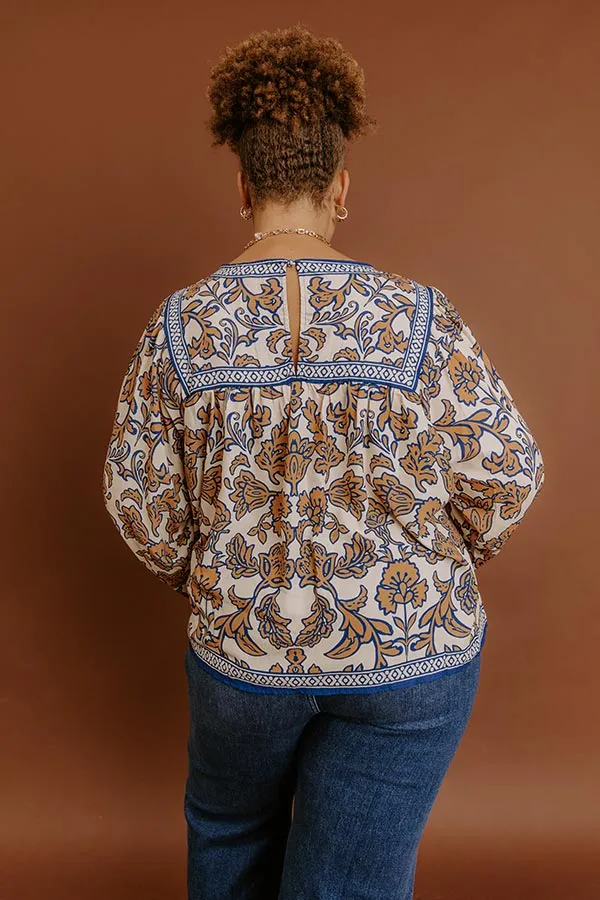 Hidden Attraction Floral Top Curves sold by Impressions product image thumbnail 4