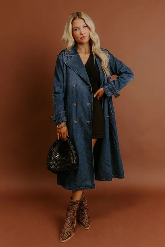 Fashion Week Denim Trench Coat sold by Impressions