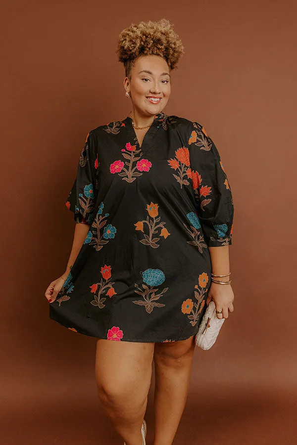Poetic Muse Floral Mini Dress Curves sold by Impressions product image thumbnail 4