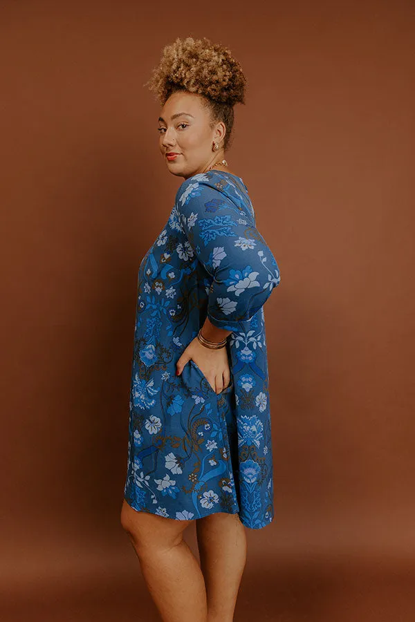 Estate Muse Floral Mini Dress Curves sold by Impressions product image thumbnail 4