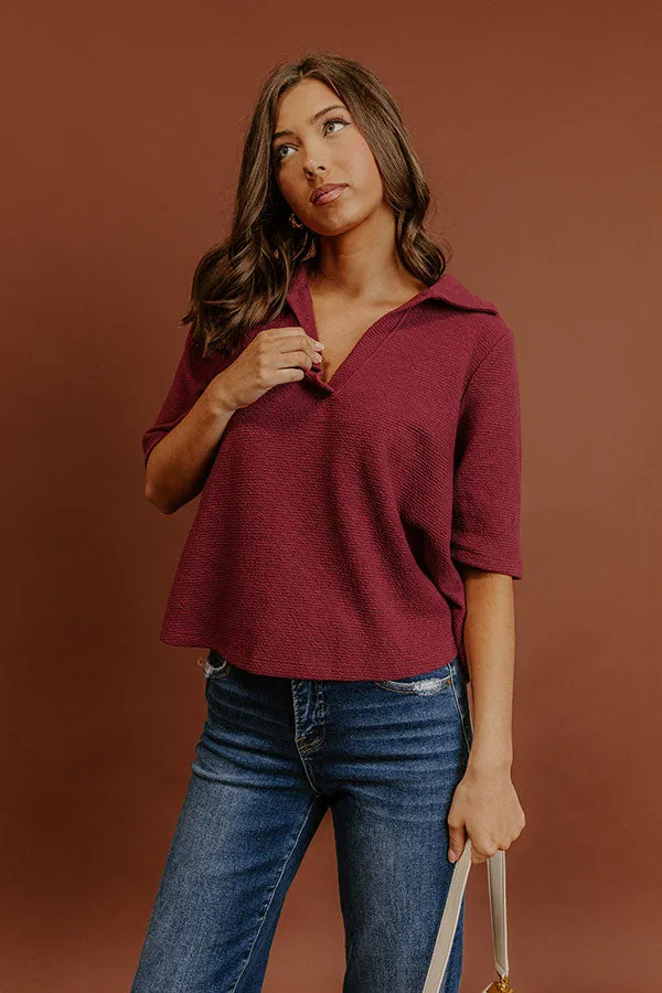 The Fall Edit Waffle Knit Top sold by Impressions product image thumbnail 5