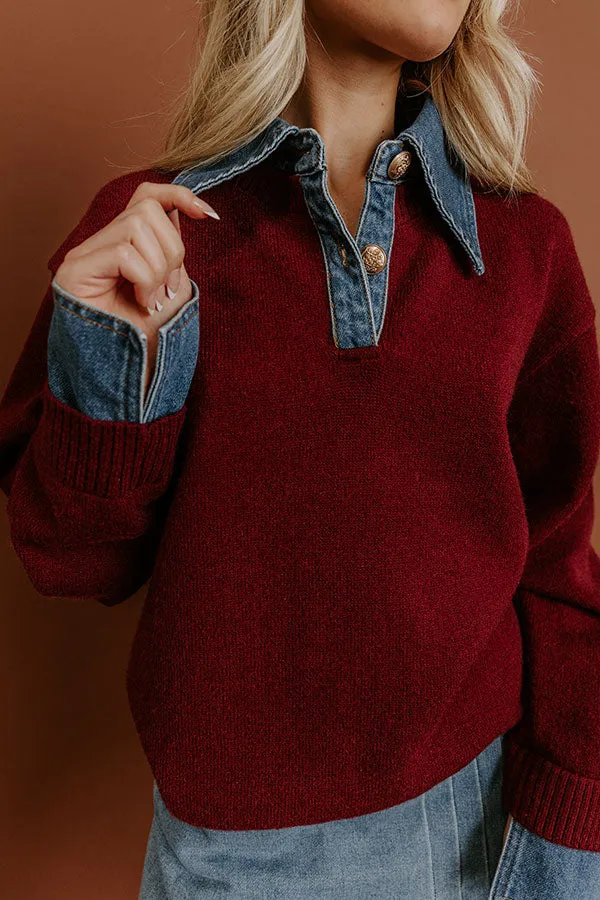 Preppy Charm Knit Sweater sold by Impressions product image thumbnail 4