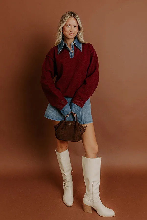 Preppy Charm Knit Sweater sold by Impressions product image thumbnail 2