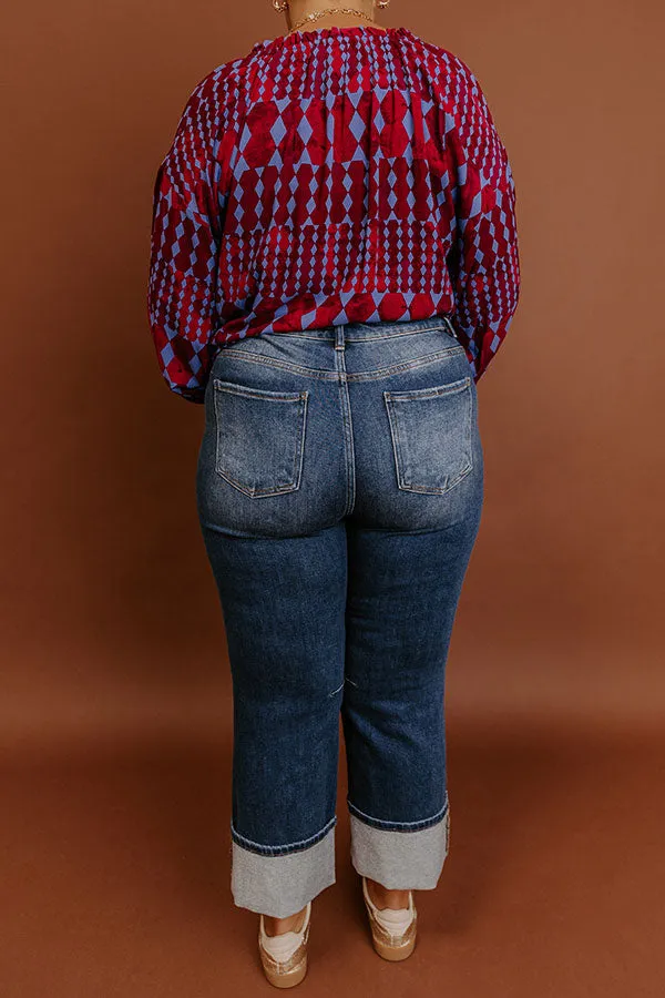 RISEN Kristy High Waist Straight Leg Jean Curves sold by Impressions product image thumbnail 4