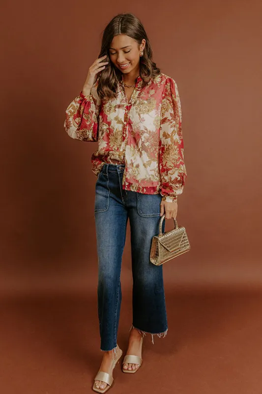 Fields of Grace Floral Top sold by Impressions