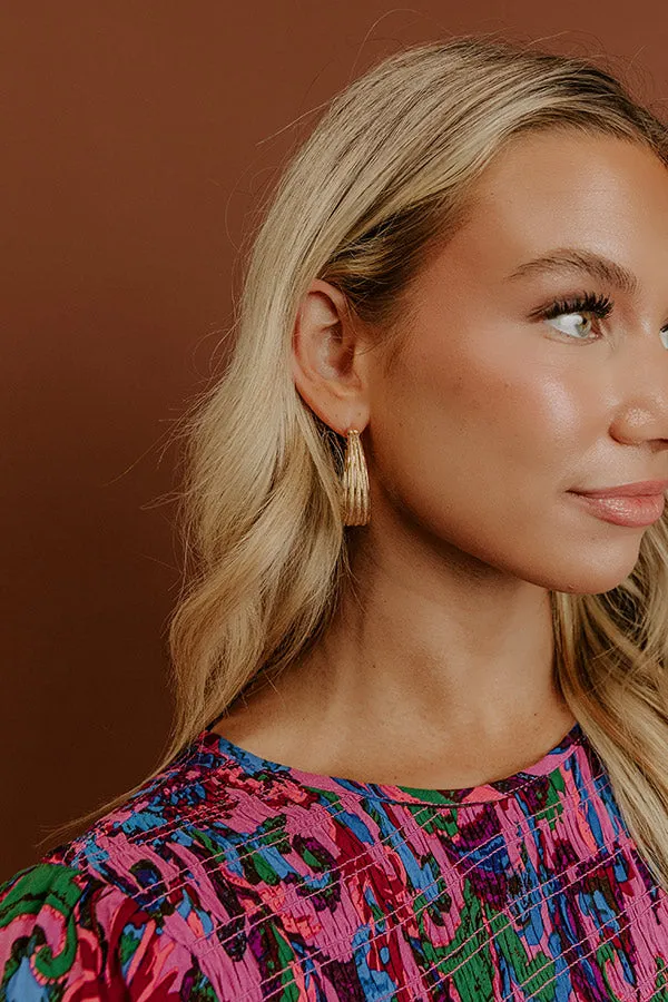 Secret Circle Hoop Earrings sold by Impressions