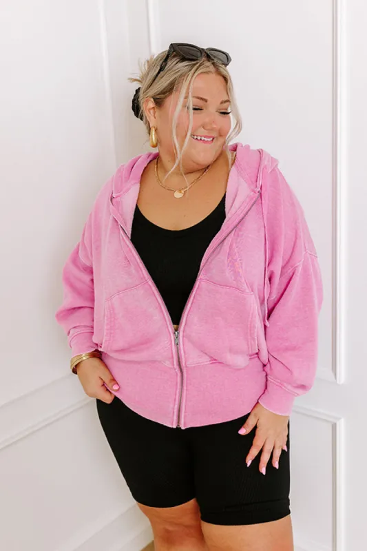 Along The Path Sweater In Pink Curves sold by Impressions