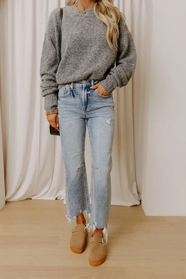 RISEN Victoria High Waist Distressed Straight Leg Jean sold by Impressions product image thumbnail 5