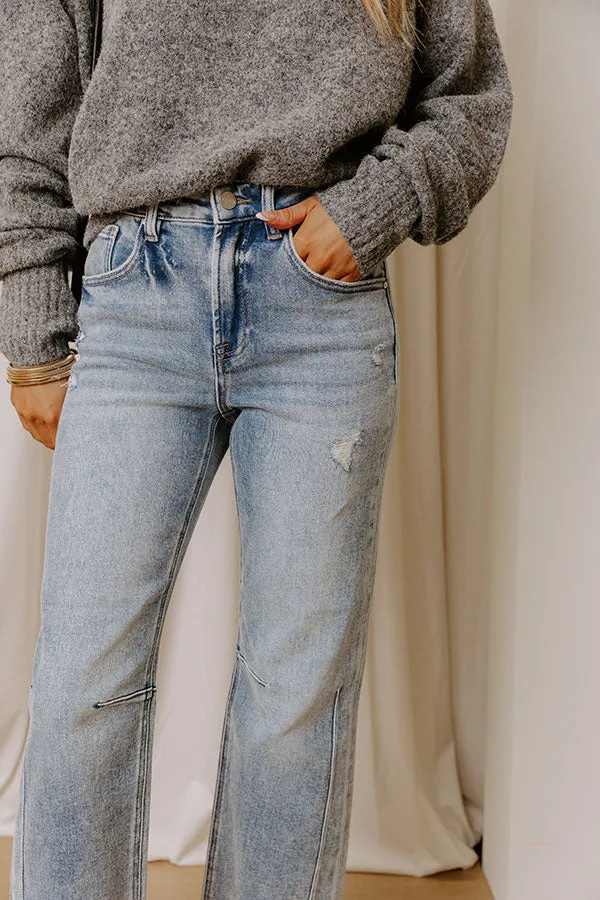 RISEN Victoria High Waist Distressed Straight Leg Jean sold by Impressions product image thumbnail 3