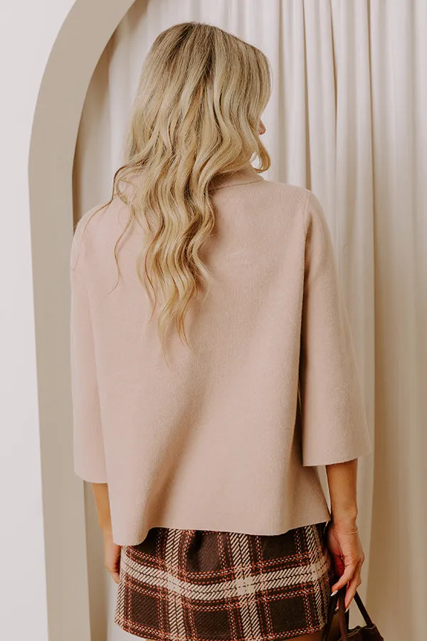 Simply Chic Sweater Top in Iced Latte sold by Impressions product image thumbnail 3