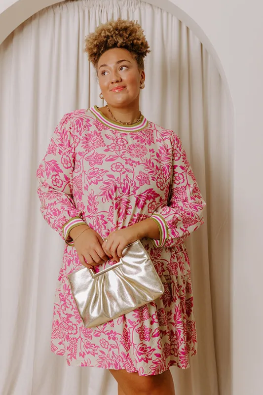 Sweet Whimsy Floral Mini Dress Curves sold by Impressions