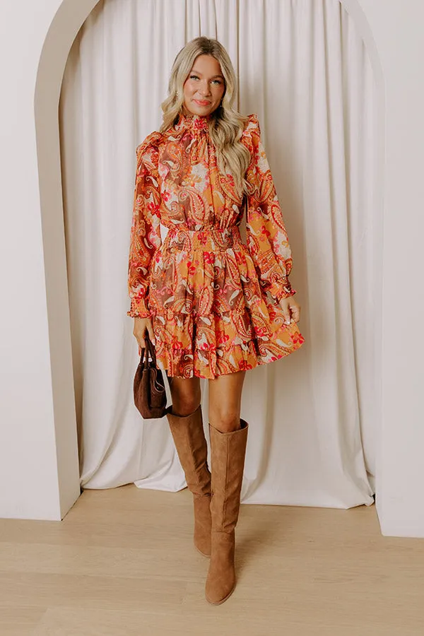 Forever Grateful Paisley Mini Dress sold by Impressions product image thumbnail 2