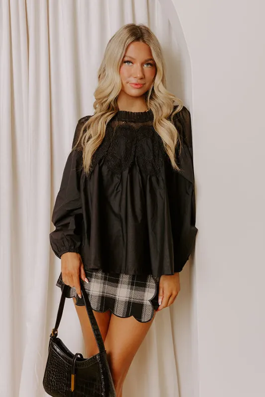 Cityscape Chic Lace Applique Top sold by Impressions