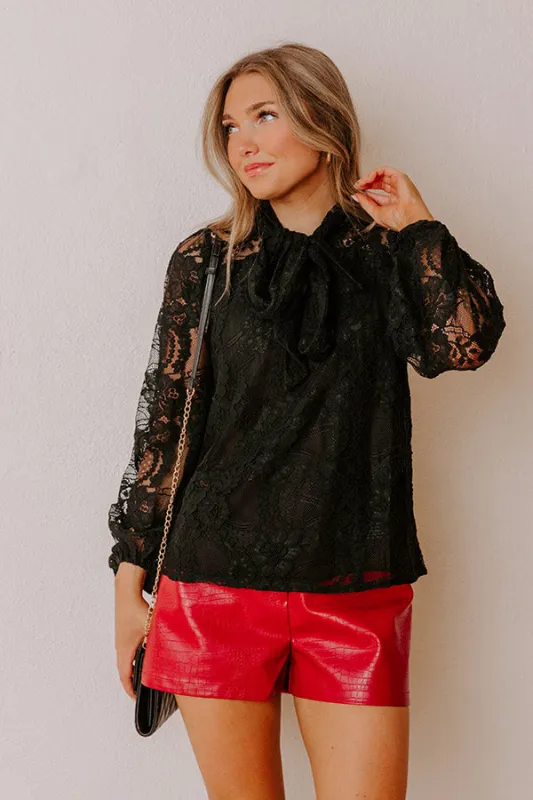 City Atelier Lace Front Tie Top sold by Impressions