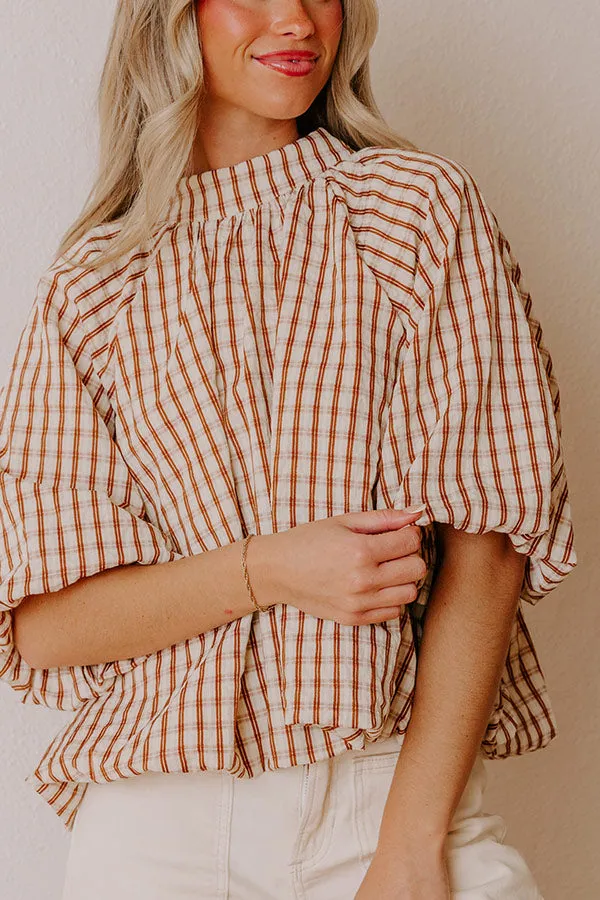 Oxford Charm Gingham Top sold by Impressions product image thumbnail 2