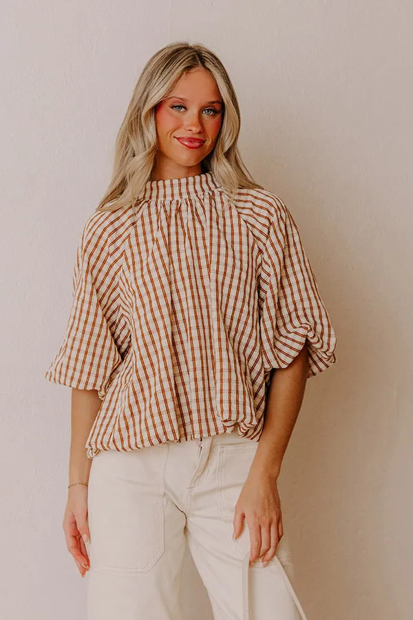 Oxford Charm Gingham Top sold by Impressions product image thumbnail 4