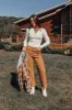 The McKenzie High Waist Jean In Camel sold by Impressions