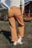The McKenzie High Waist Jean In Camel sold by Impressions