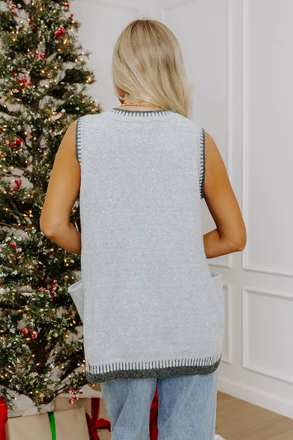 Casual Look Knit Vest Top in Grey sold by Impressions product image thumbnail 5