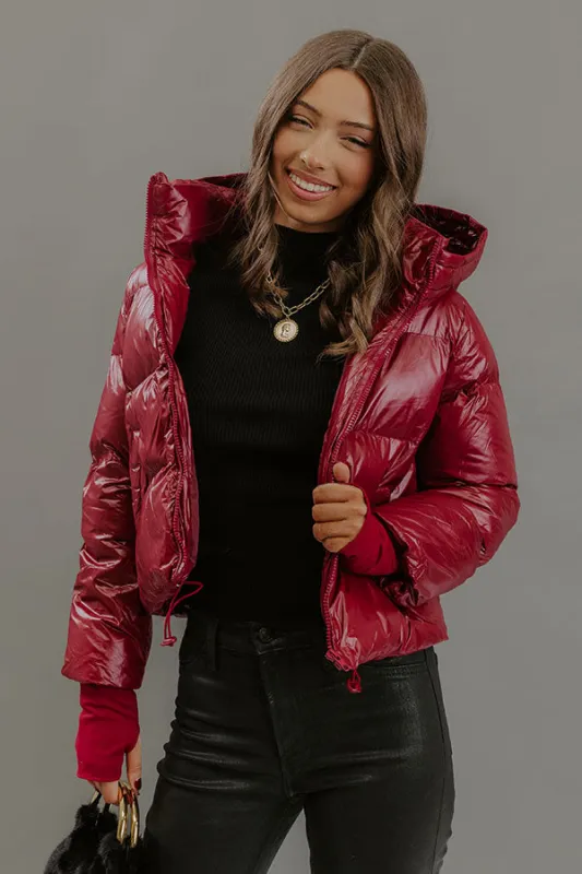 Chilly Day Charm Puffer Jacket sold by Impressions