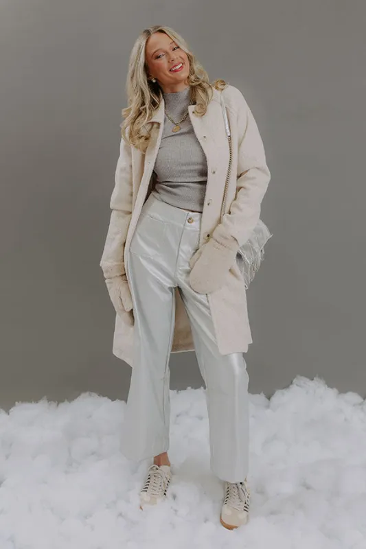 The Aria High Waist Metallic Wide Leg Pants sold by Impressions