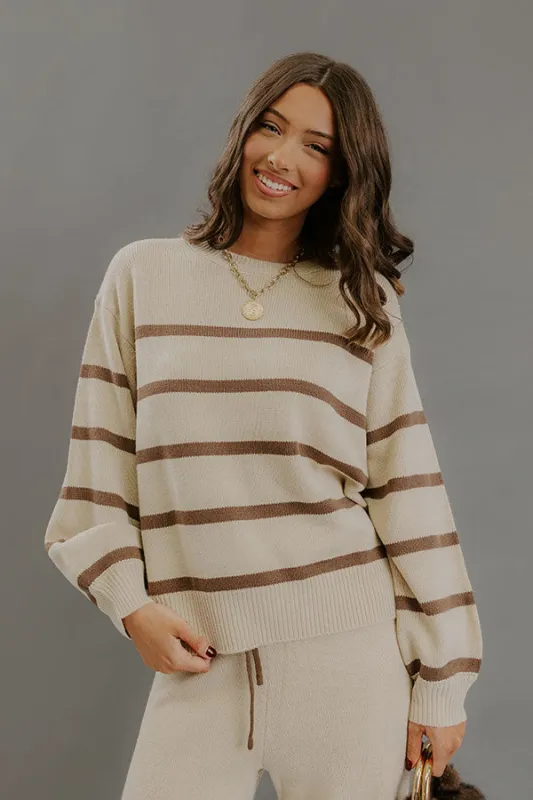 Cozy Darling Stripe Knit Sweater sold by Impressions
