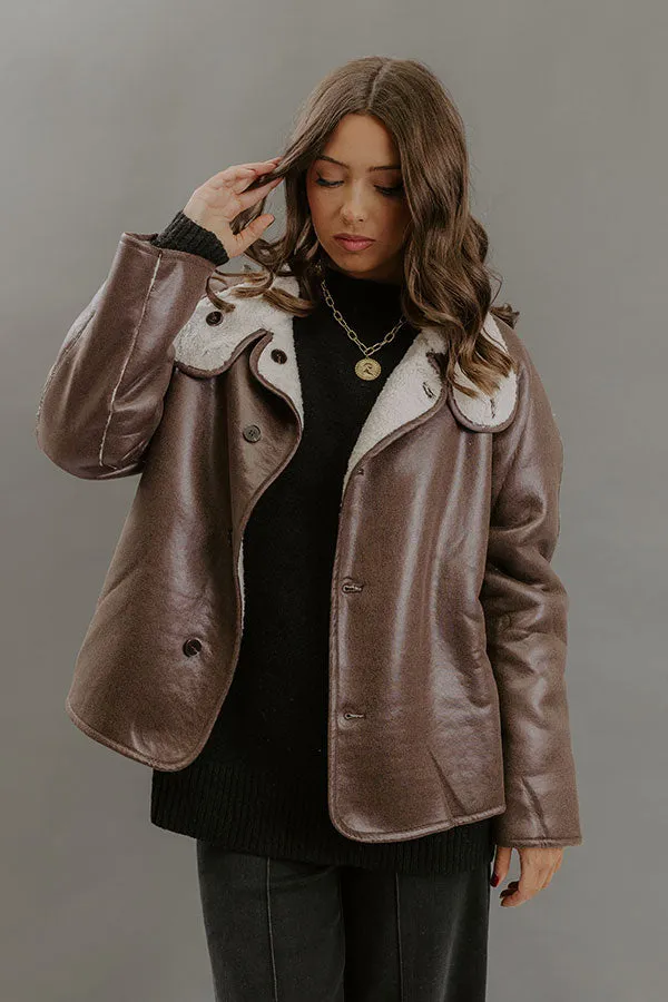 Autumn Wander Faux Sherpa Reversible Jacket sold by Impressions