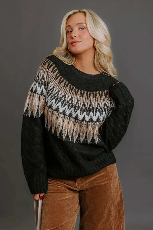 Ski Lodge Chic Knit Sweater sold by Impressions