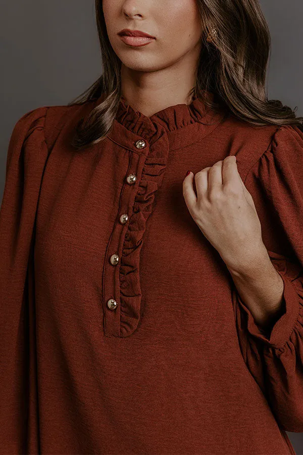 Falling for You Ruffle Mini Dress sold by Impressions product image thumbnail 5