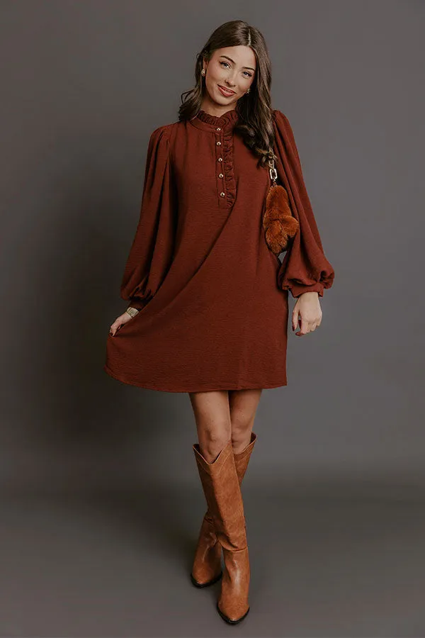 Falling for You Ruffle Mini Dress sold by Impressions product image thumbnail 2