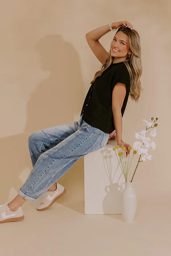 RISEN Scottie High Waist Barrel Leg Cuff Jean sold by Impressions product image thumbnail 5